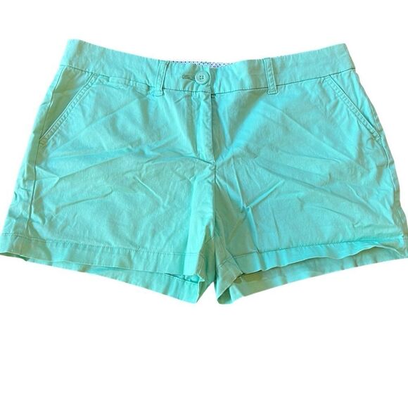 Crown & Ivy green teal Shorts 12P - Picture 1 of 6